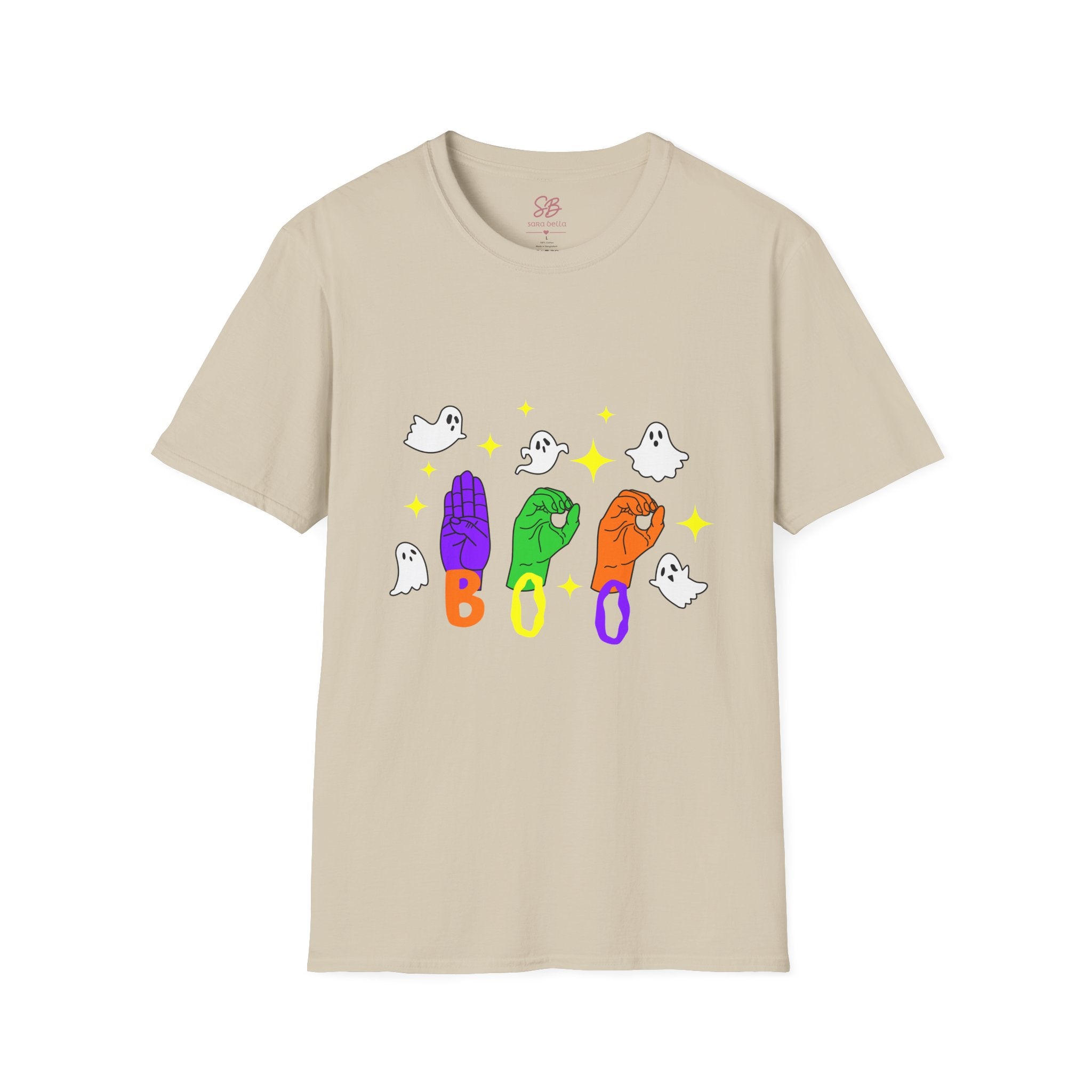 Ghosts "BOO" in ASL - T-Shirt