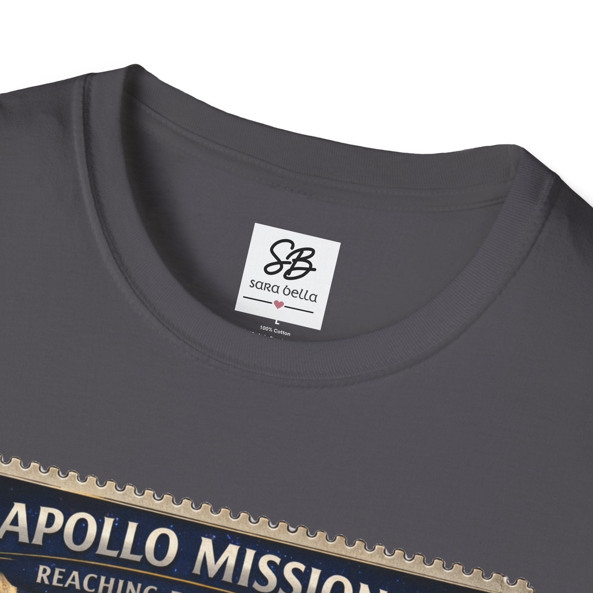 Apollo Missions  'Space Exploration' Vintage Stamp T-Shirt