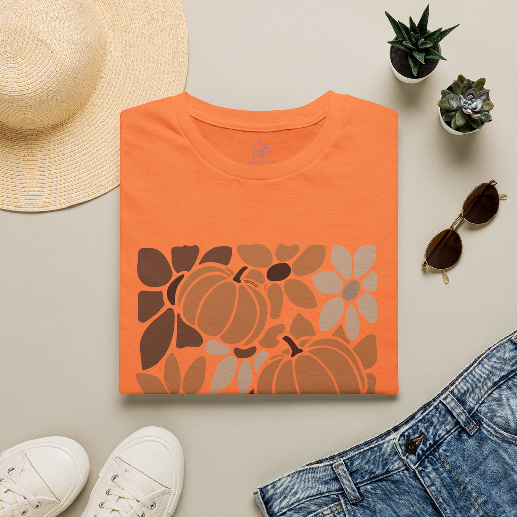 Fall Leaves & Pumpkins Hobo - T-Shirt