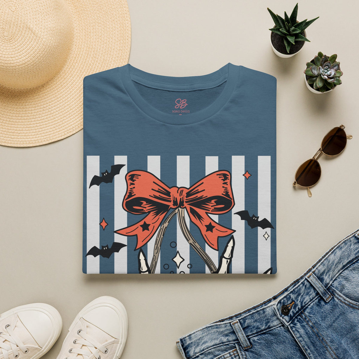 Spooky Skeleton "I Love you" ASL T-Shirt