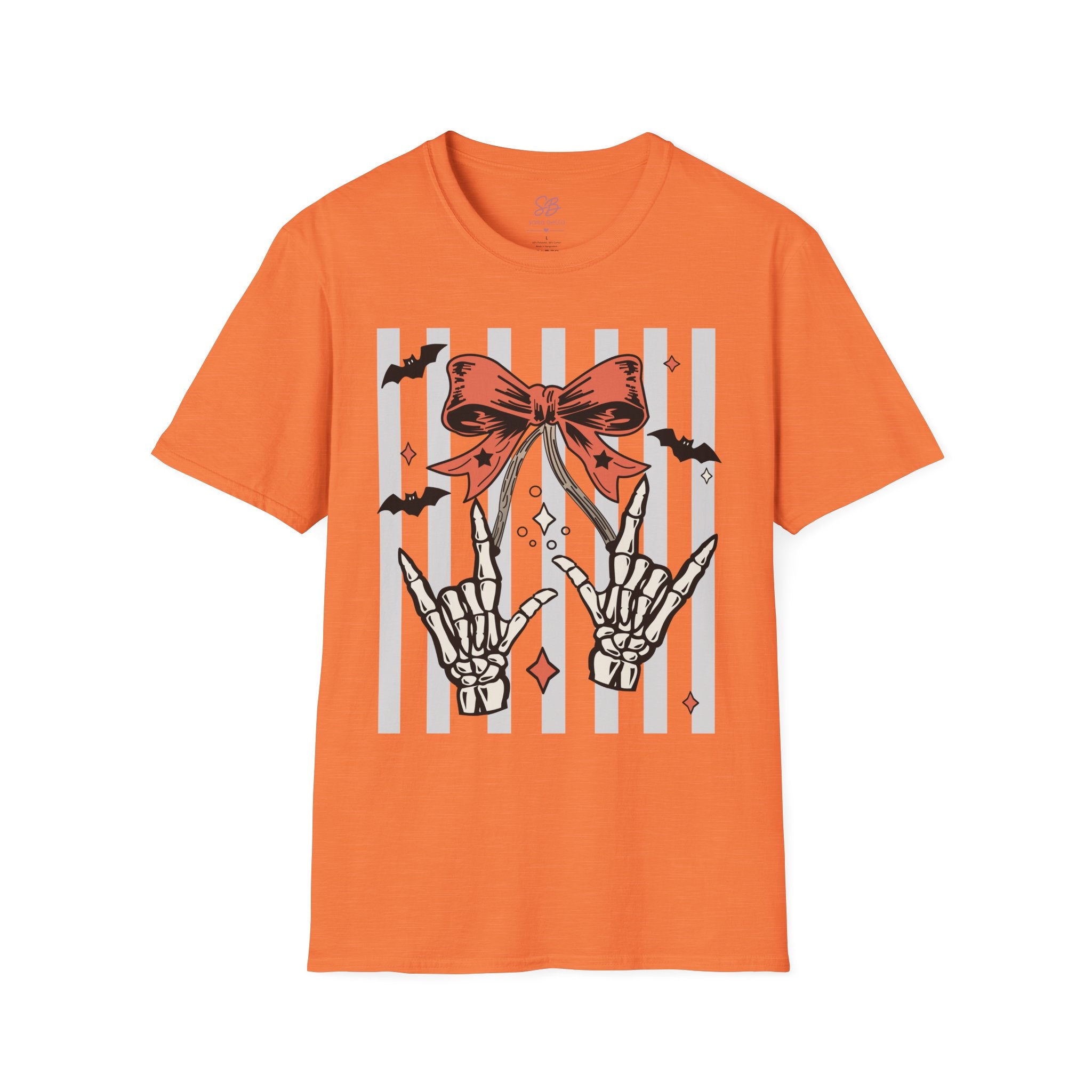Spooky Skeleton "I Love you" ASL T-Shirt