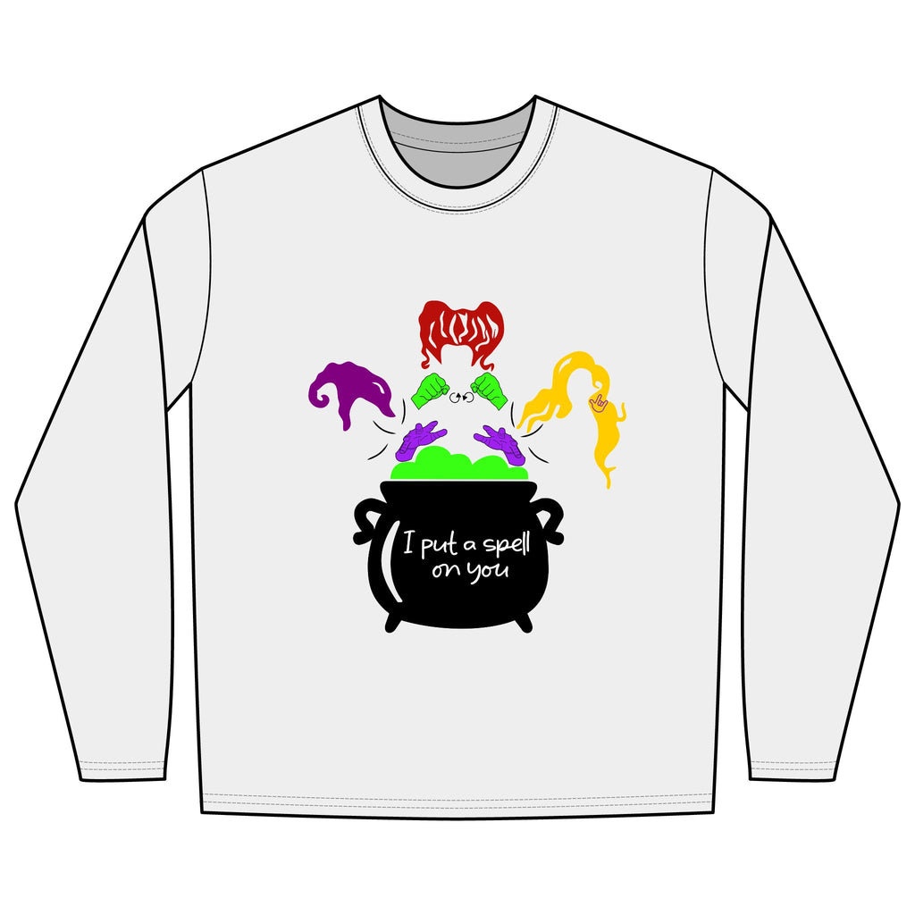 Hocus Pocus "I Put a Spell on You", magic in ASL - Long Sleeve Shirt