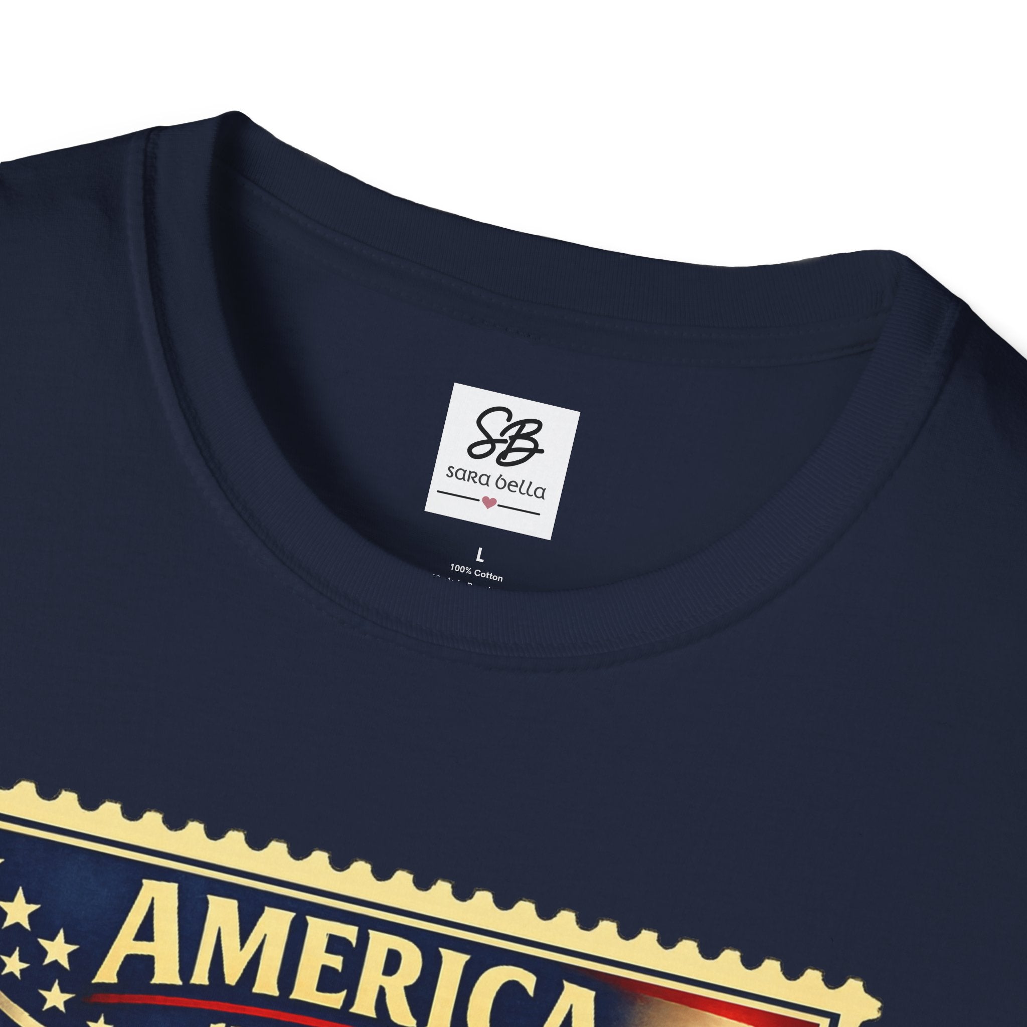 Patriotic Minute Man Vintage Stamp T-Shirt
