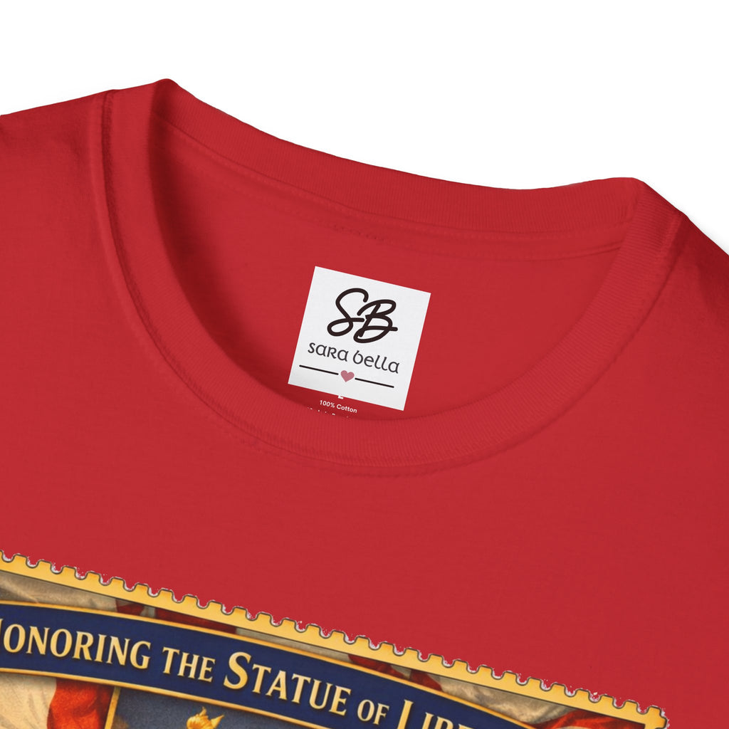 Statue of Liberty Tribute Vintage Stamp T-Shirt