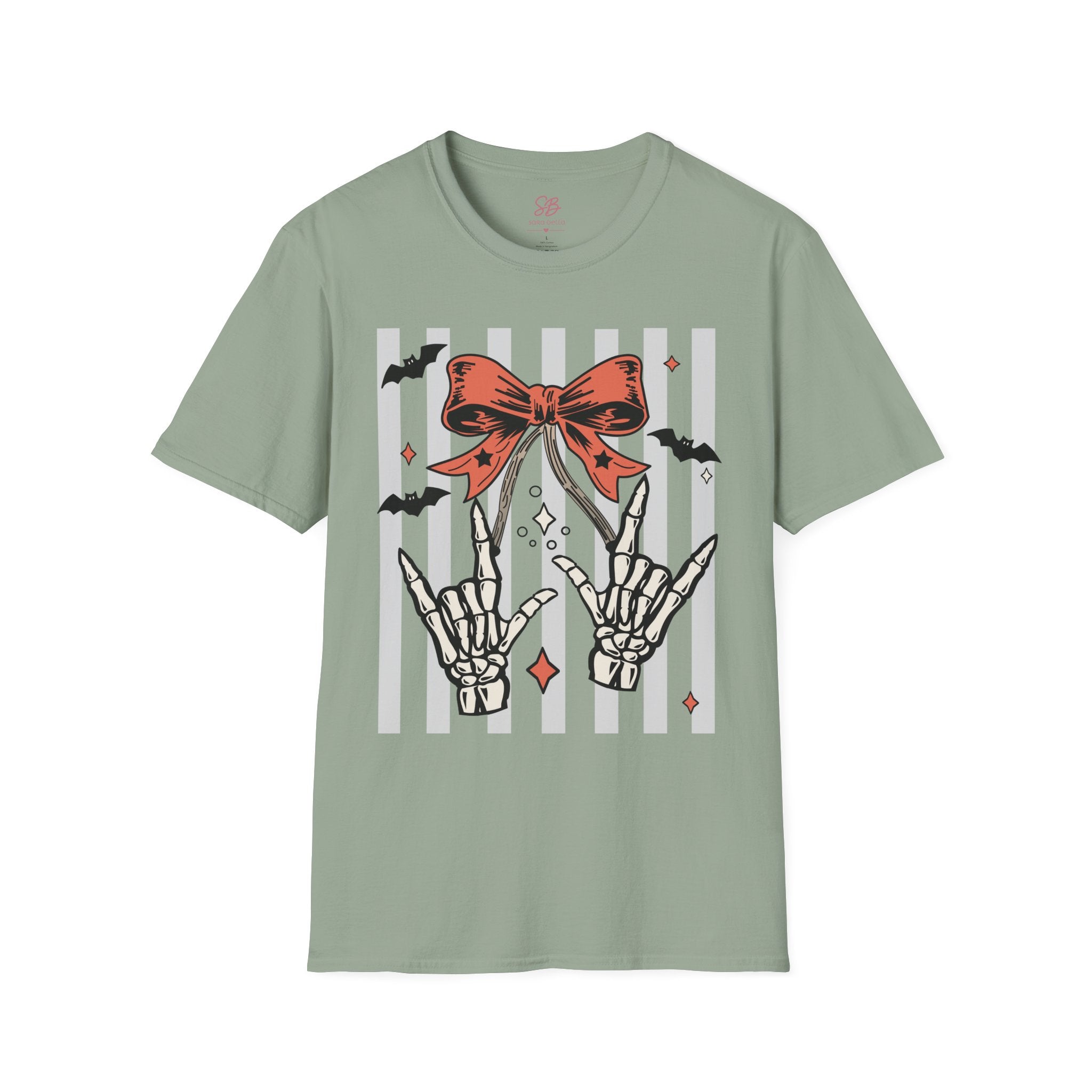Spooky Skeleton "I Love you" ASL T-Shirt