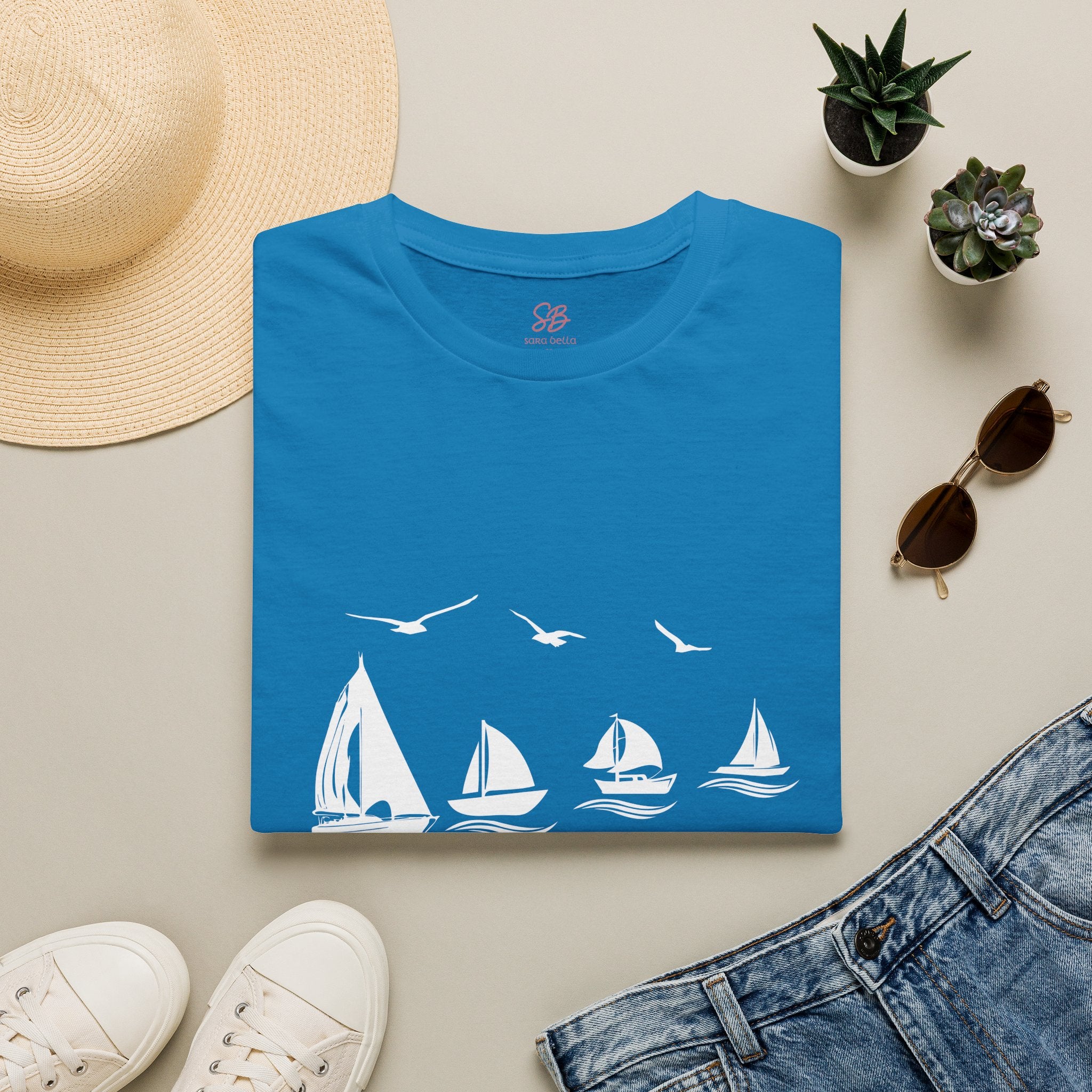 "Life is better with the wind in your sails" - Shirt