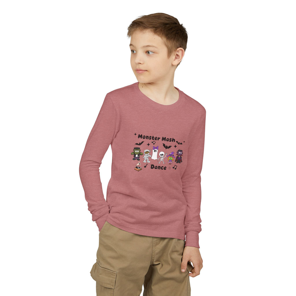 Monster Mash Dance of Halloween Character Crew - Kid Long Sleeve Shirt