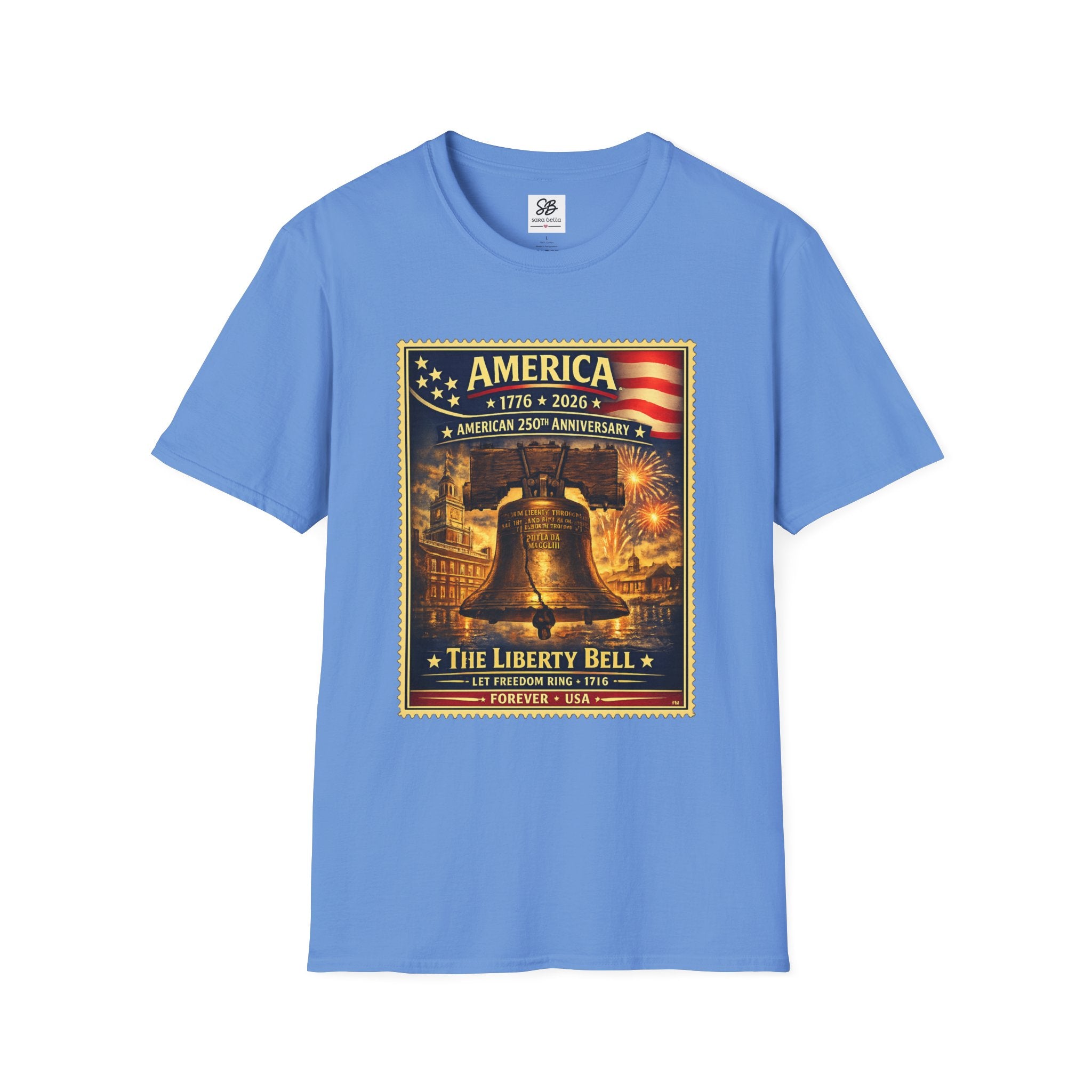 Liberty Bell Vintage Stamp T-Shirt