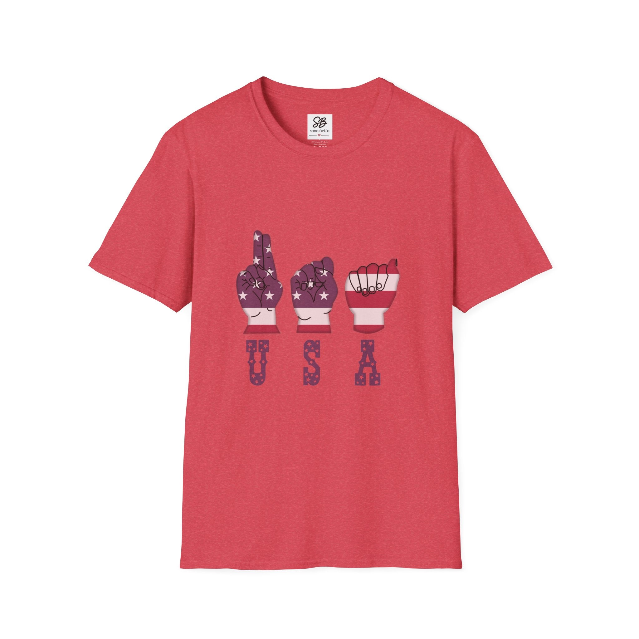USA  fingers-spelled ASL (American Sign Language)  Shirt