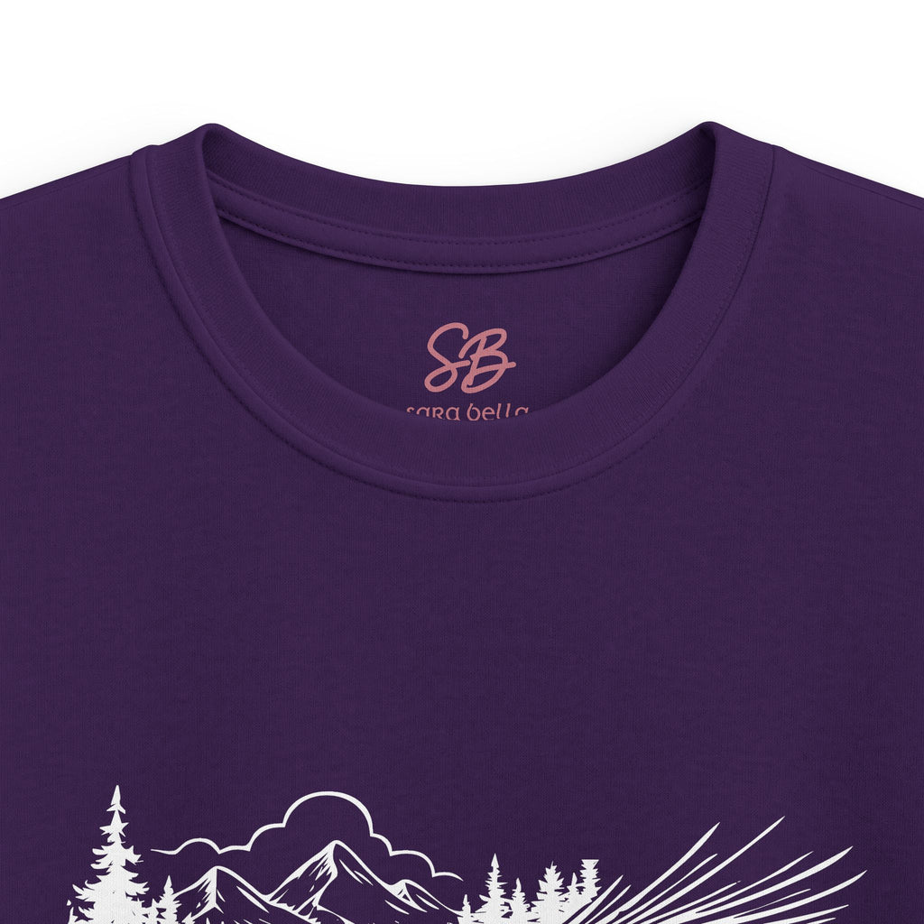 Fly Fishing Hook with Mountain View - Kid T-Shirt
