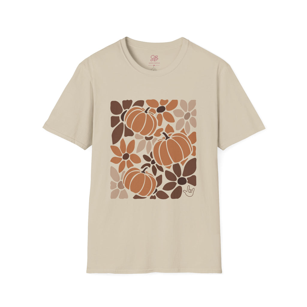 Fall Leaves & Pumpkins Hobo - T-Shirt