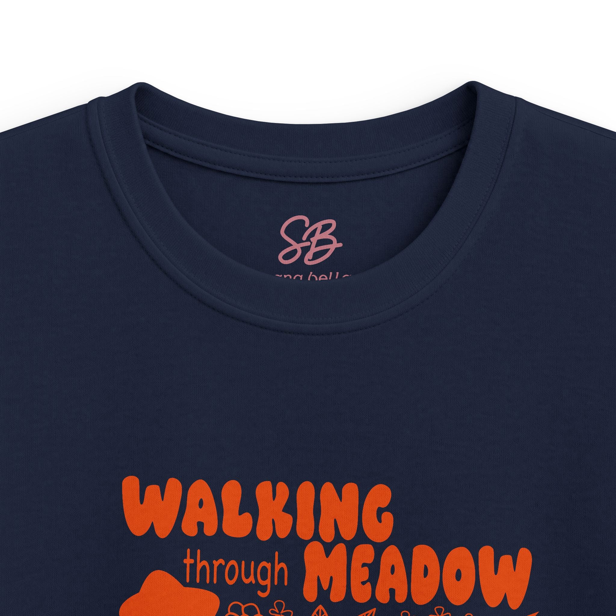 Walking Through Meadow Sunflowers - Kid T-Shirt