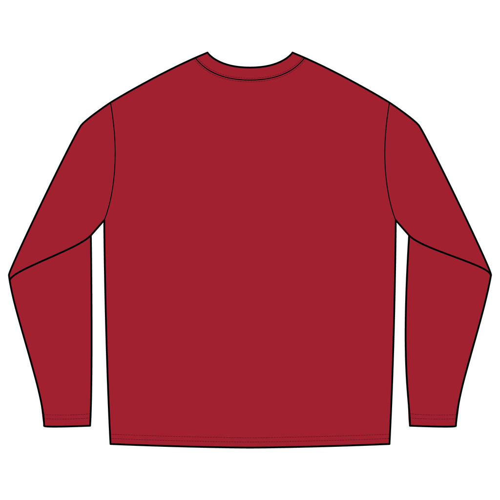 Autumn Football Pumpkin with I Love You American Sign Language, ASL - Long Sleeve Shirt
