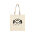 Live Love Camping in ASL (black ink) - Tote Bag