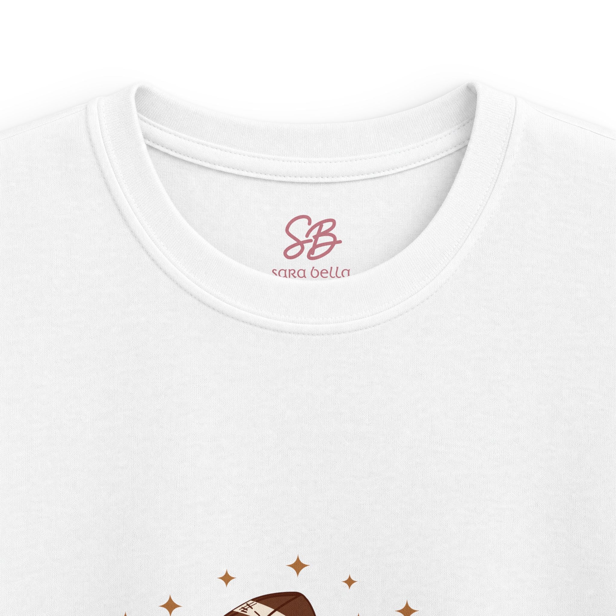 Autumn Football Pumpkin with I Love You American Sign Language, ASL - Kid T-Shirt