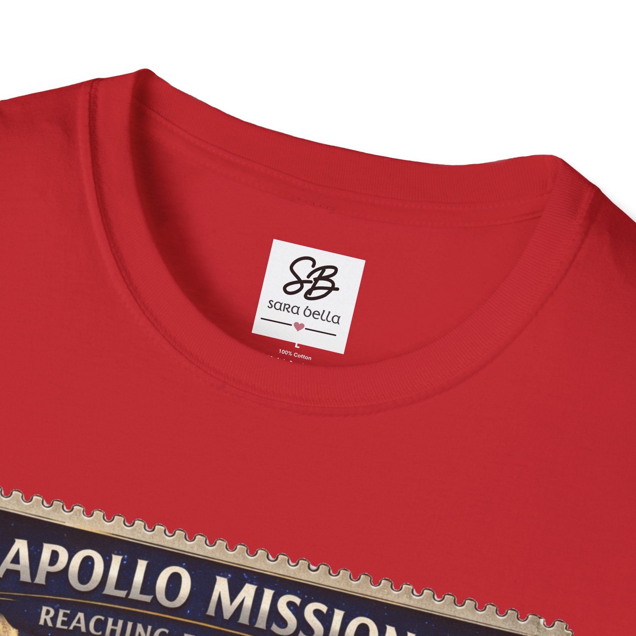 Apollo Missions  'Space Exploration' Vintage Stamp T-Shirt