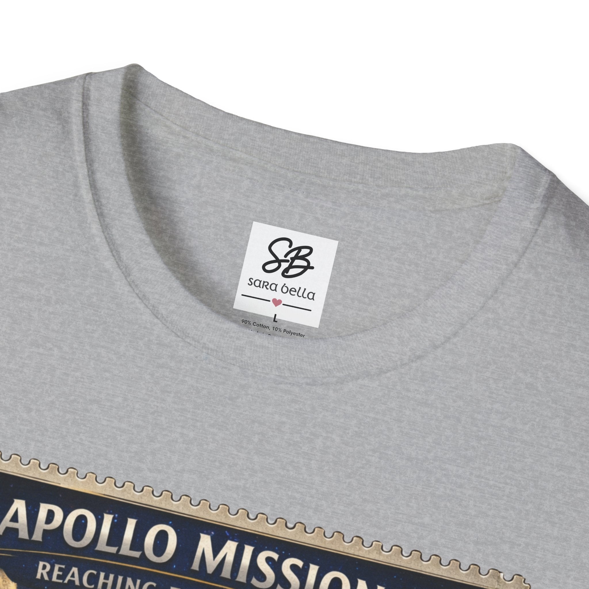 Apollo Missions  'Space Exploration' Vintage Stamp T-Shirt