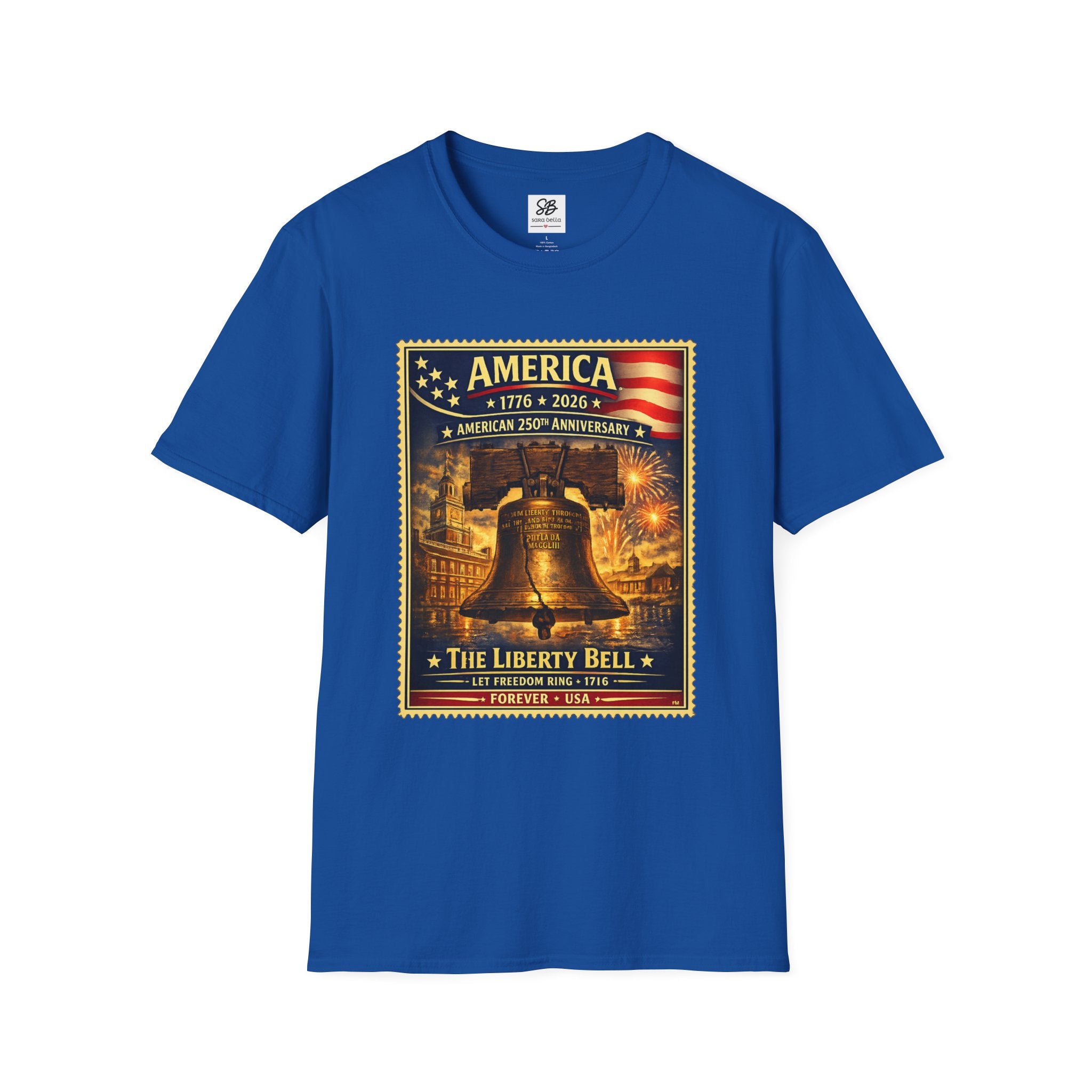 Liberty Bell Vintage Stamp T-Shirt