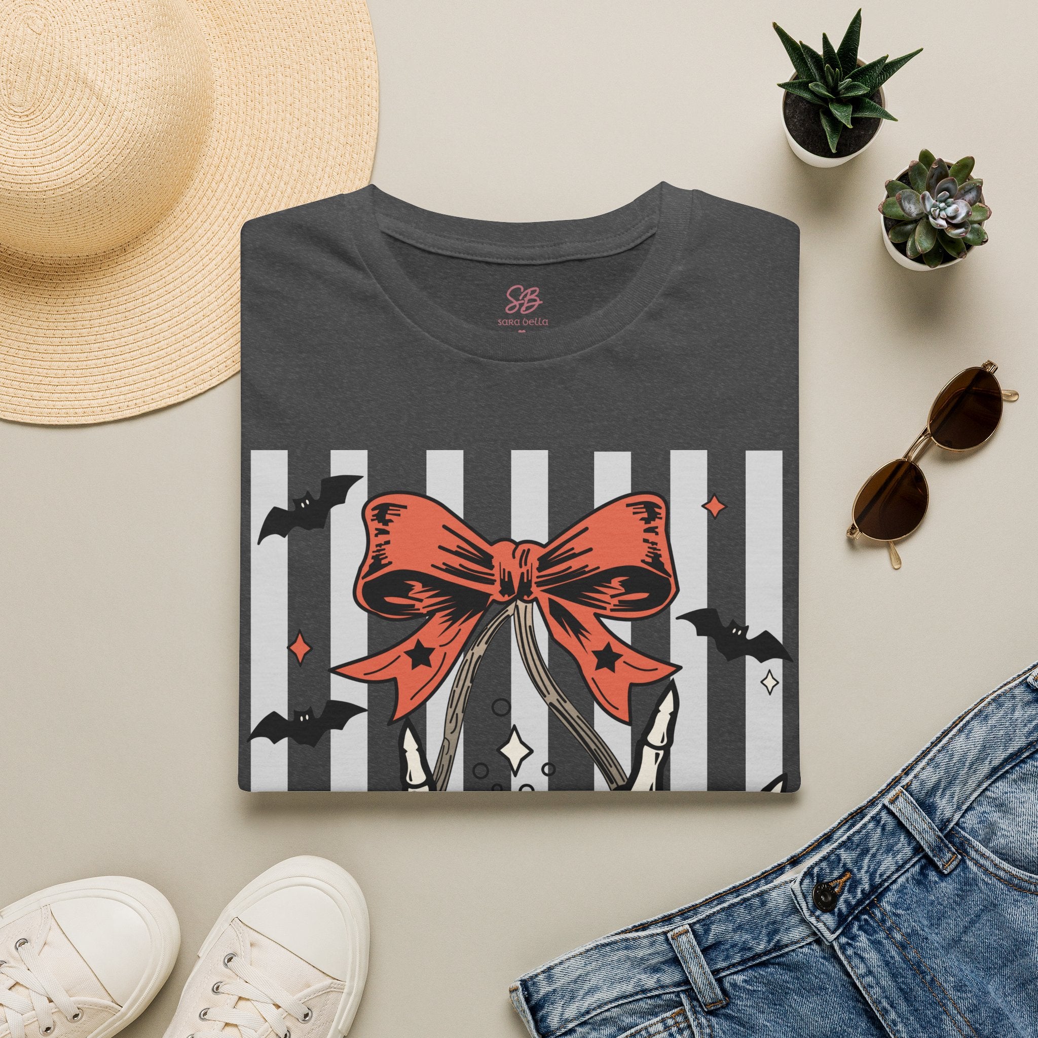 Spooky Skeleton "I Love you" ASL T-Shirt