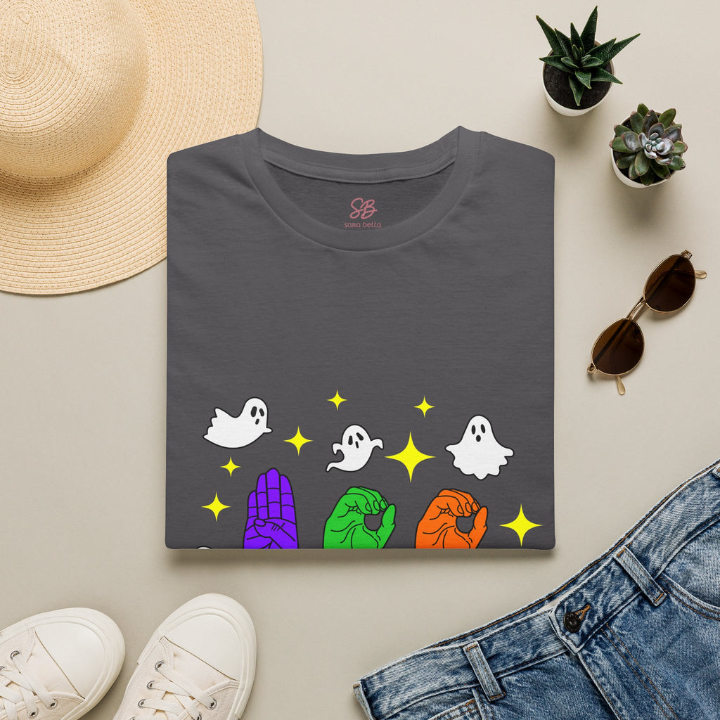 Ghosts "BOO" in ASL - T-Shirt