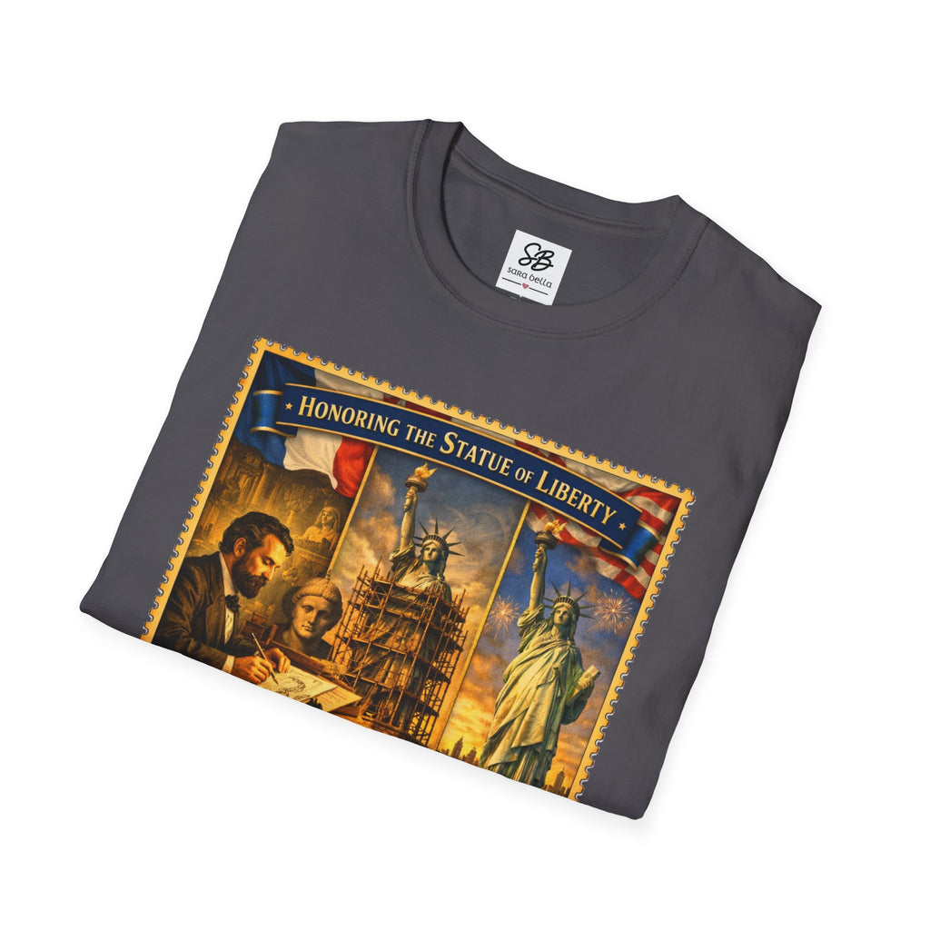 Statue of Liberty Tribute Vintage Stamp T-Shirt