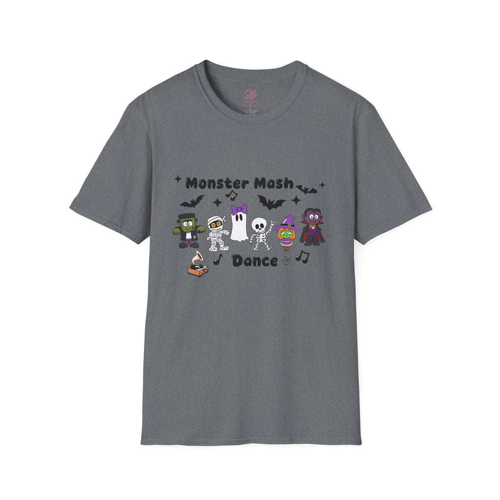 Monster Mash Dance of Halloween Characters Crews -  T-Shirt
