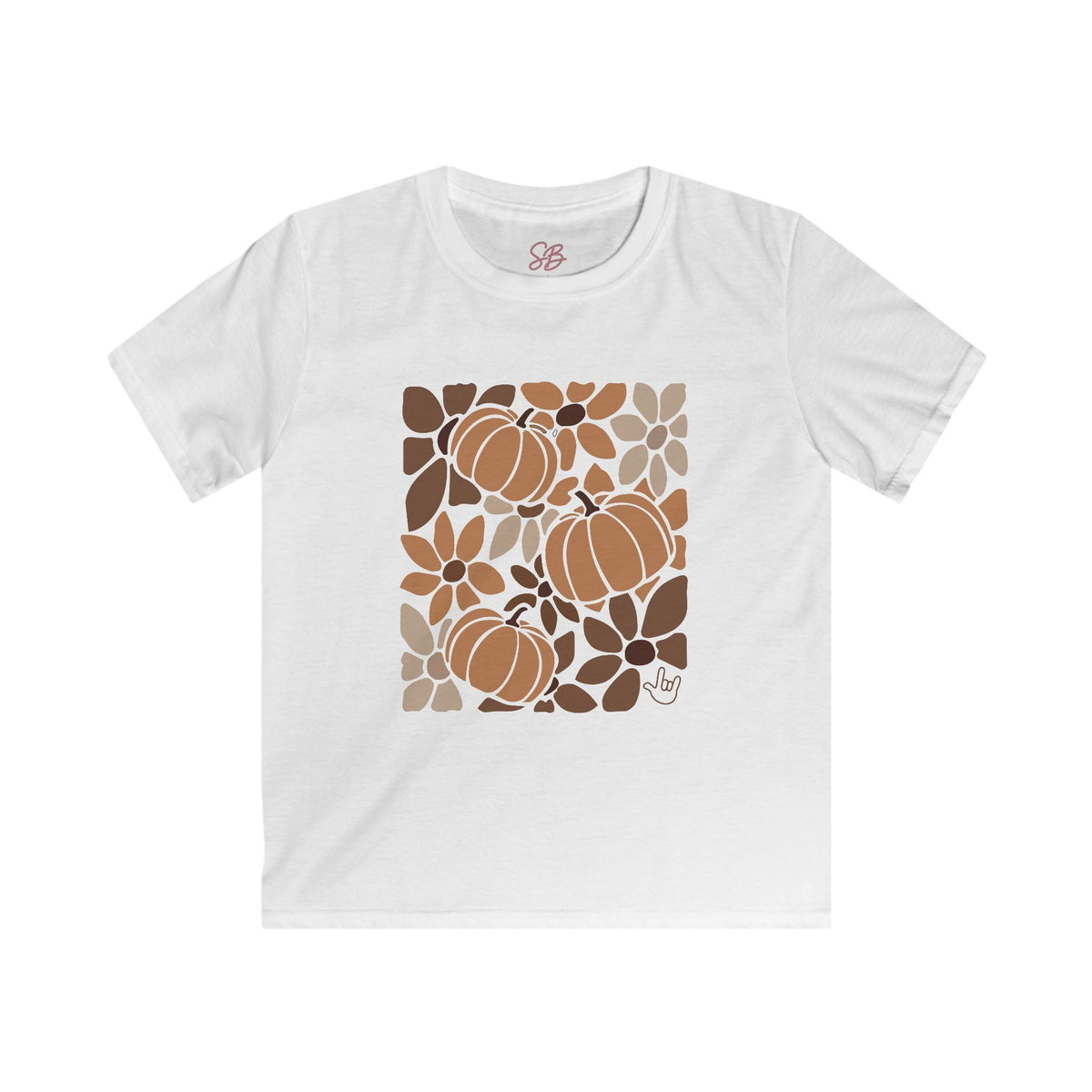 Leaves and Pumpkins Hobo - Kid T-Shirt
