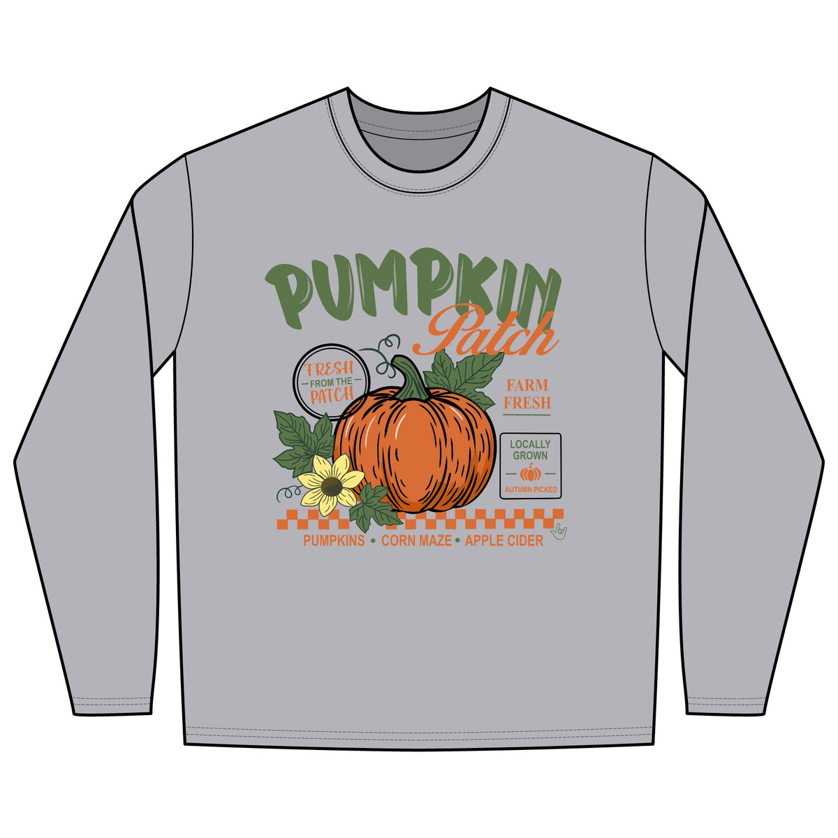 Pumpkin Patch -Long Sleeve Shirt