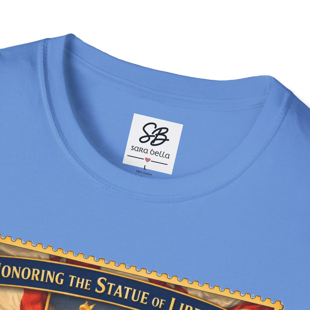 Statue of Liberty Tribute Vintage Stamp T-Shirt