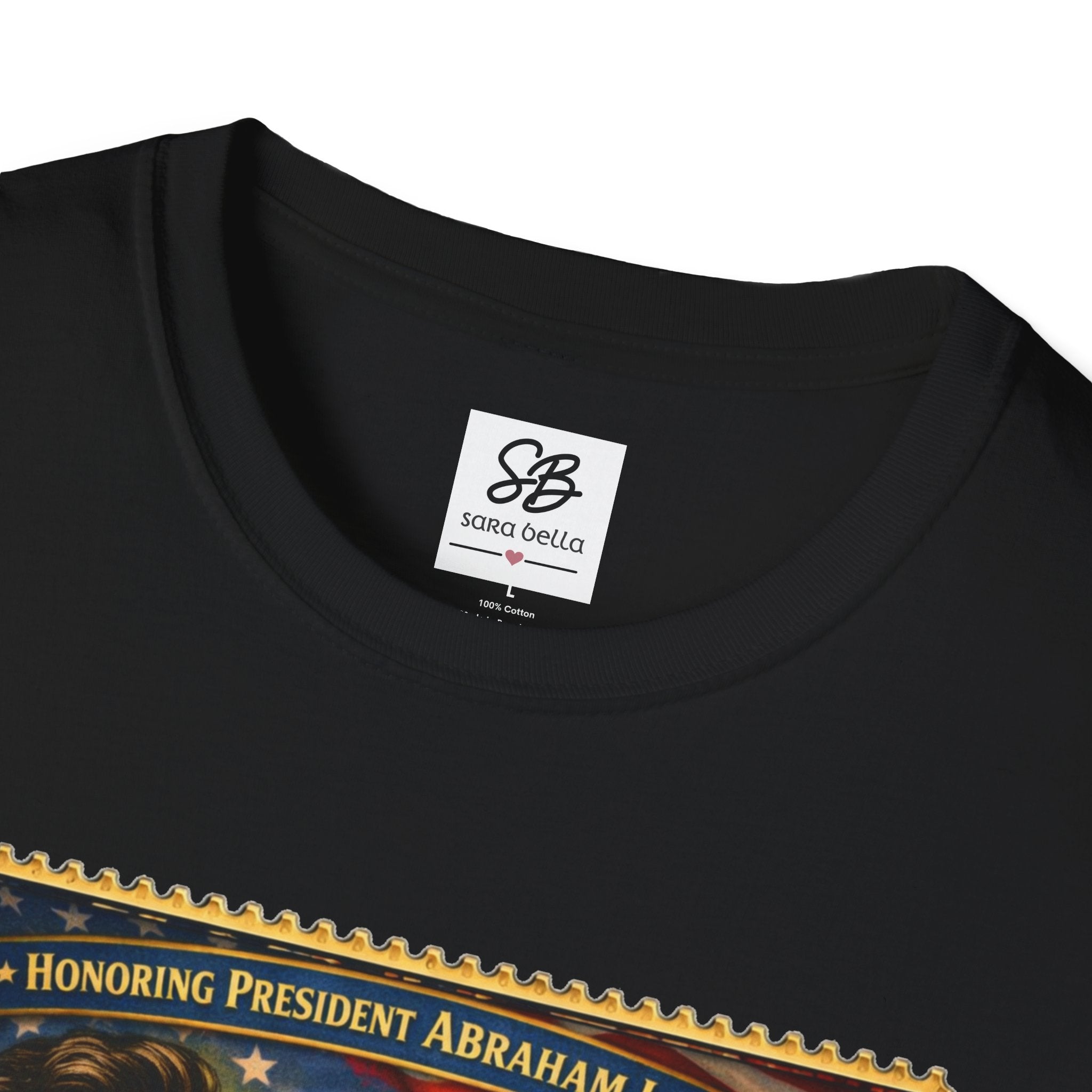Abraham Lincoln 'Legacy of Freedom'  Vintage Stamp T‑Shirt