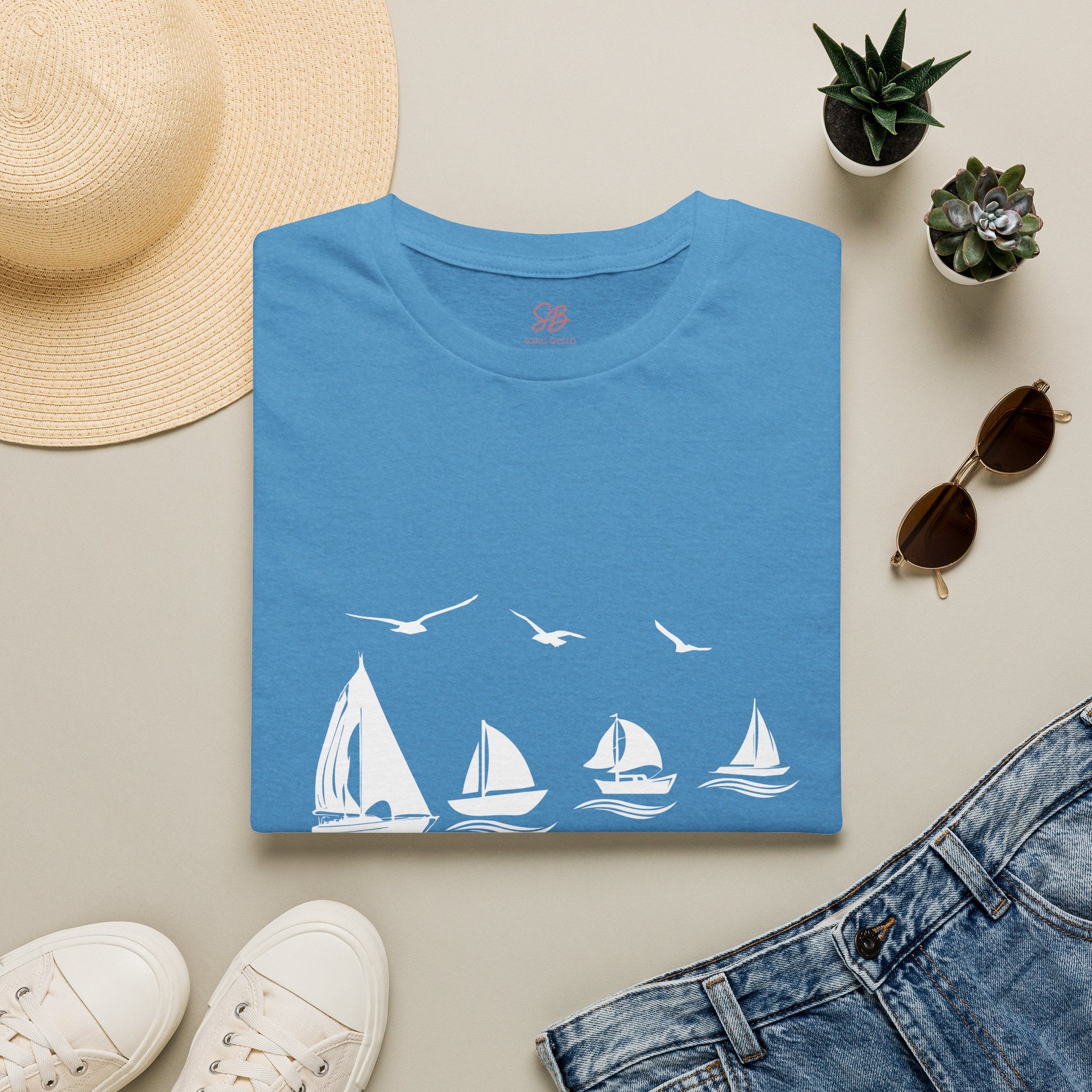 "Life is better with the wind in your sails" - Shirt