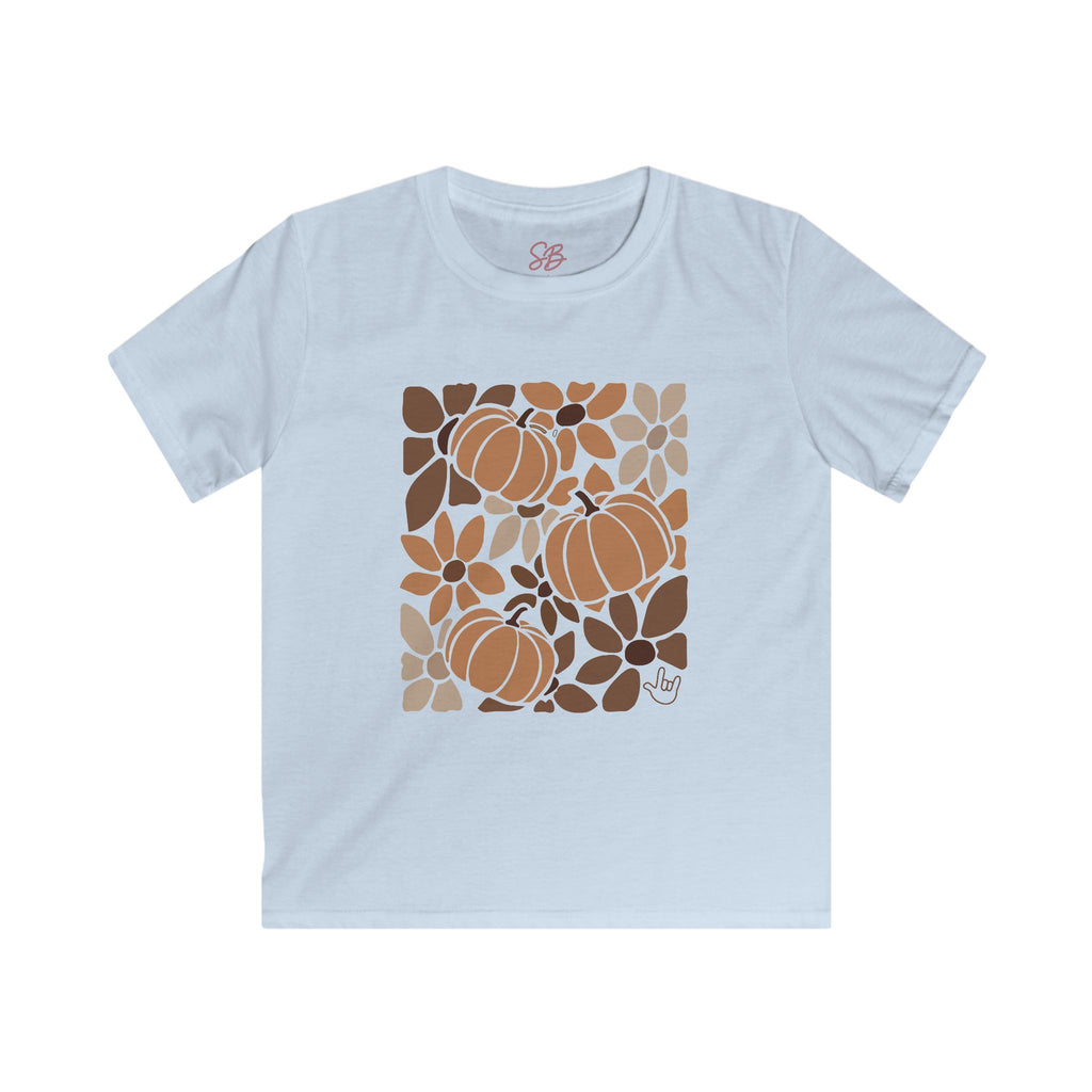 Leaves and Pumpkins Hobo - Kid T-Shirt