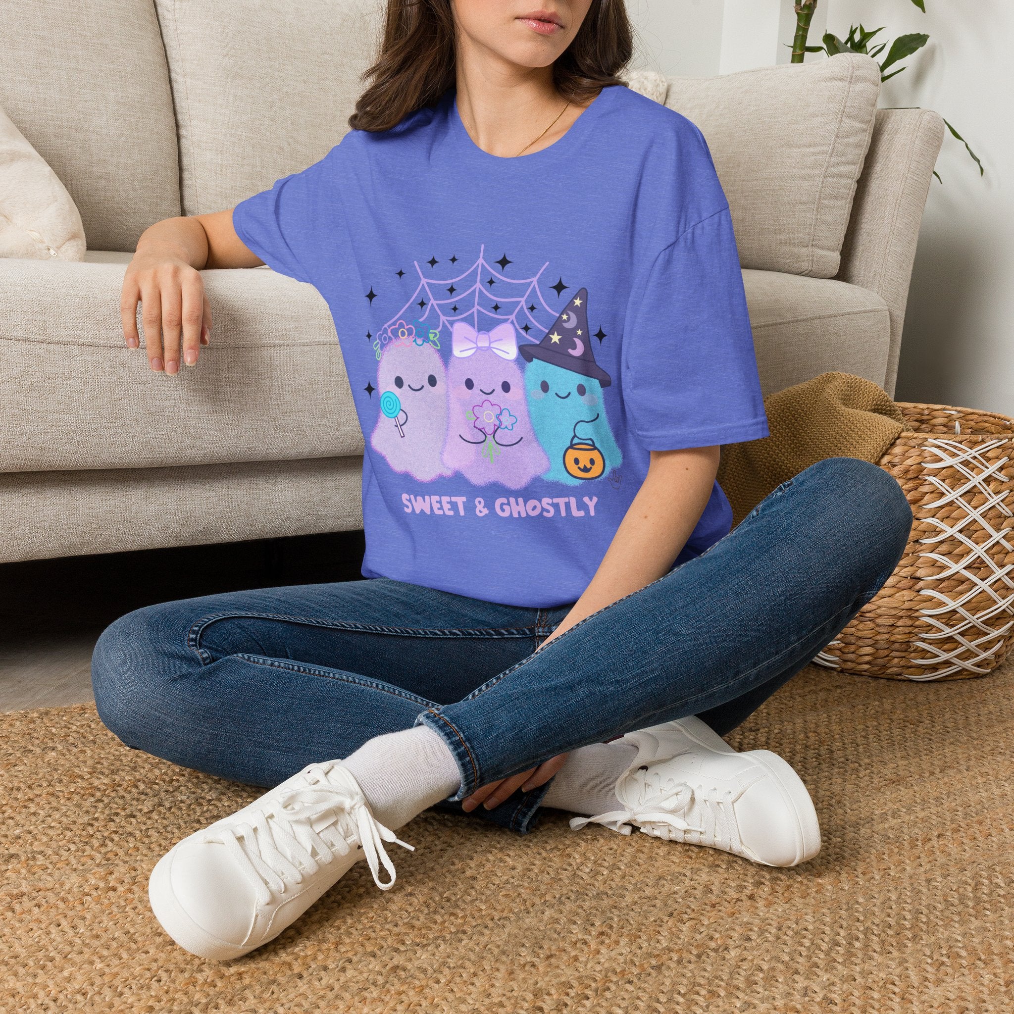 3 Friendly Ghosts "Sweet & Ghostly"  - T-Shirt