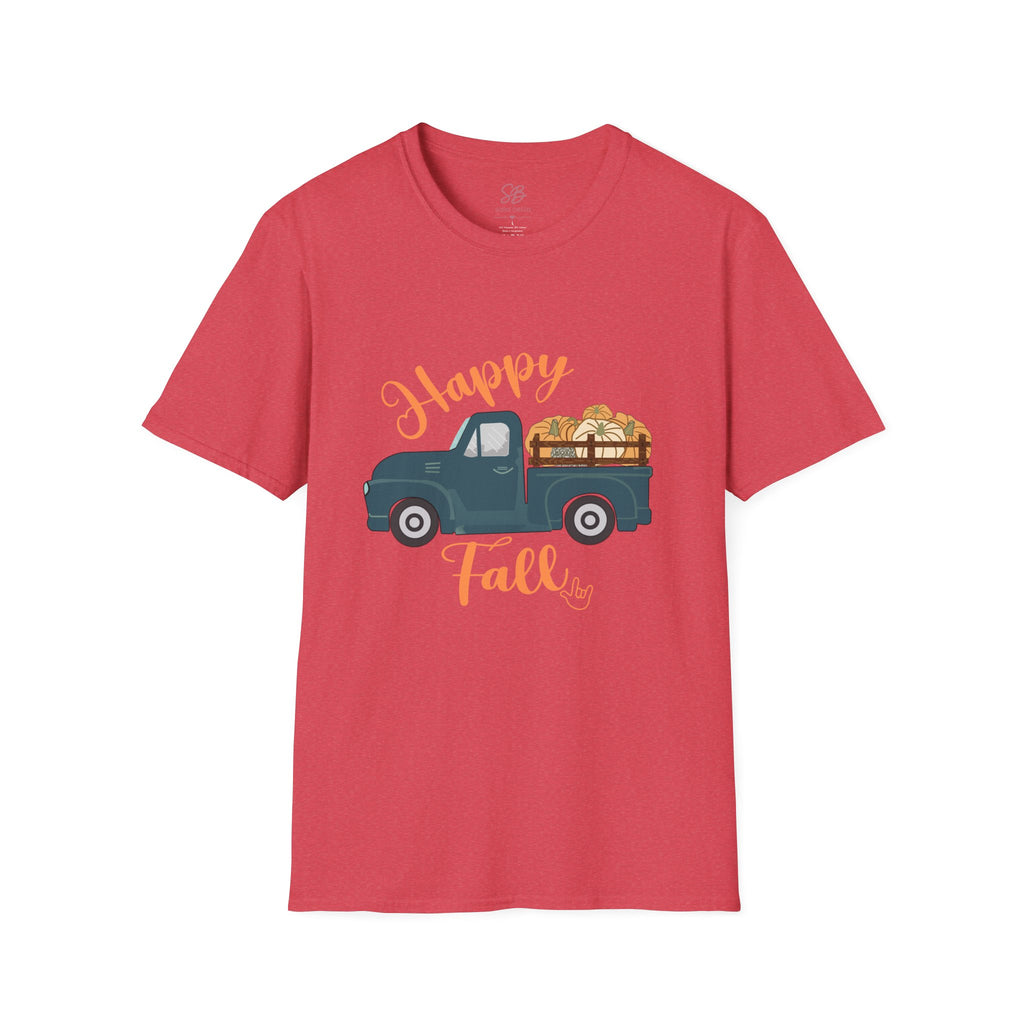 Happy Fall Vintage Truck  - T-Shirt