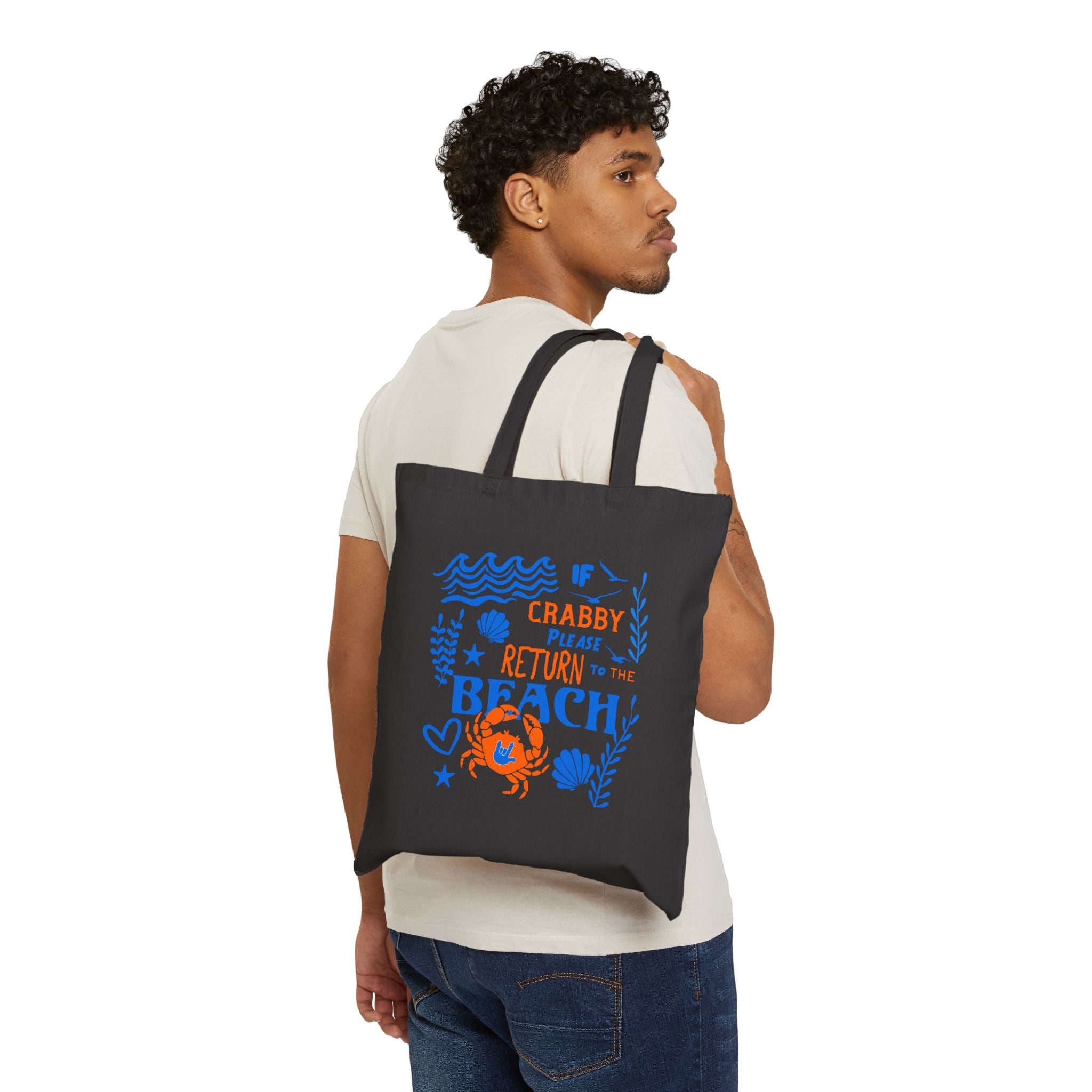 If Crabby Please Return to the Beach - Tote Bag