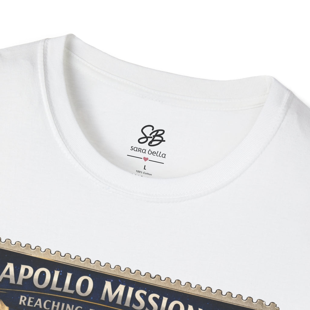 Apollo Missions  'Space Exploration' Vintage Stamp T-Shirt