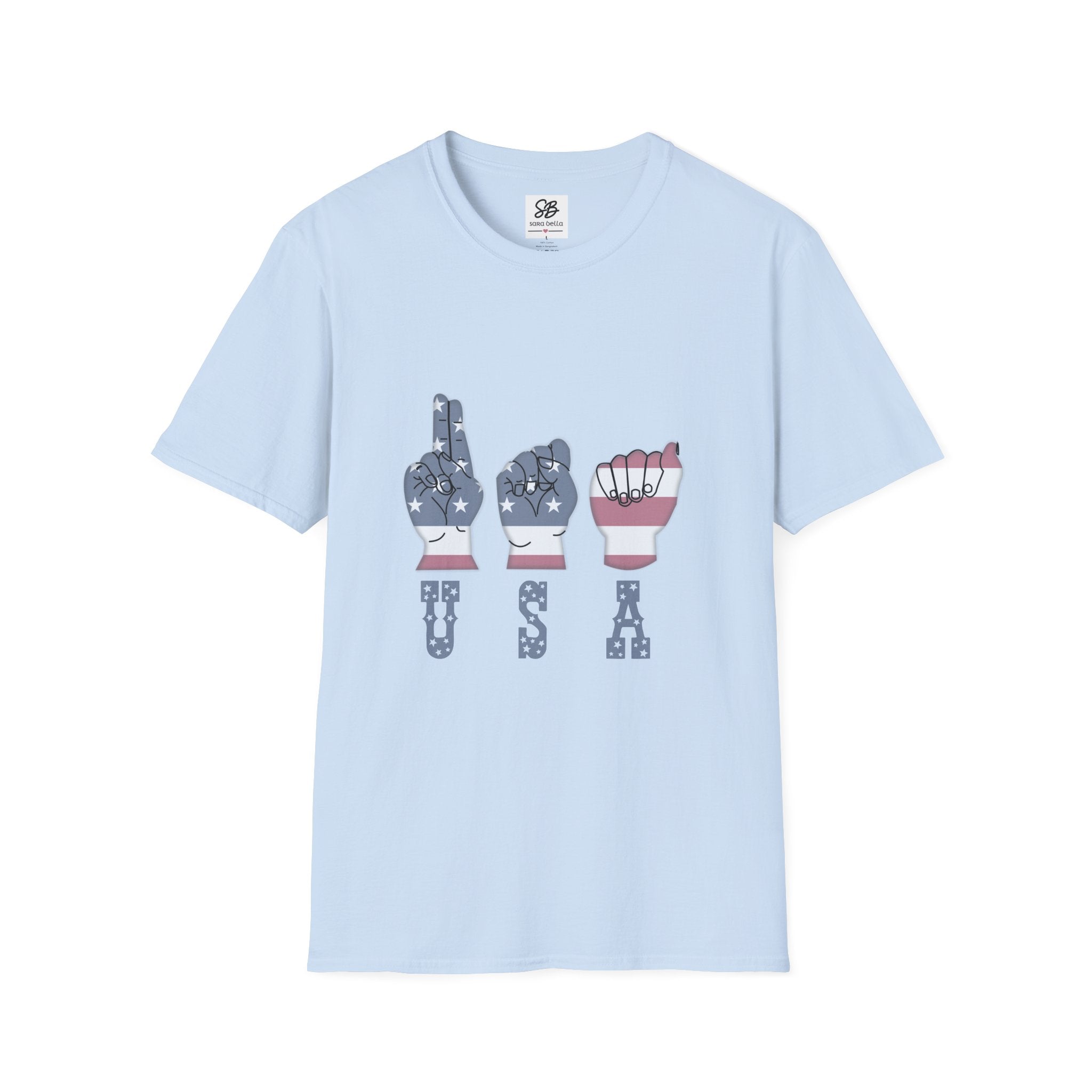 USA  fingers-spelled ASL (American Sign Language)  Shirt