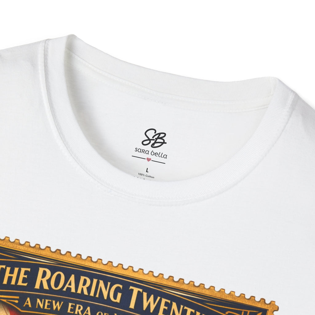 Roaring Twenties Vintage Stamp T-Shirt