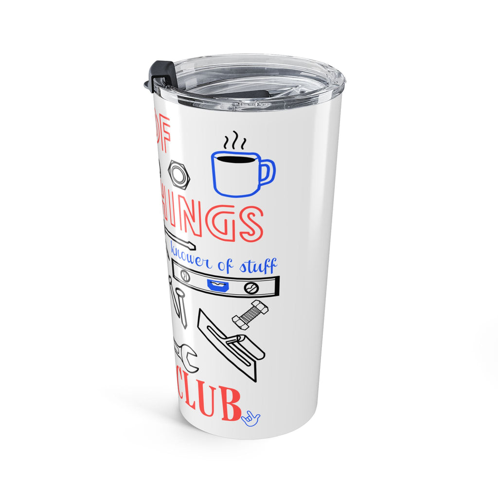 Fixer of Things Dad Club - 20oz Tumbler, Travel Mug (Tools Design)