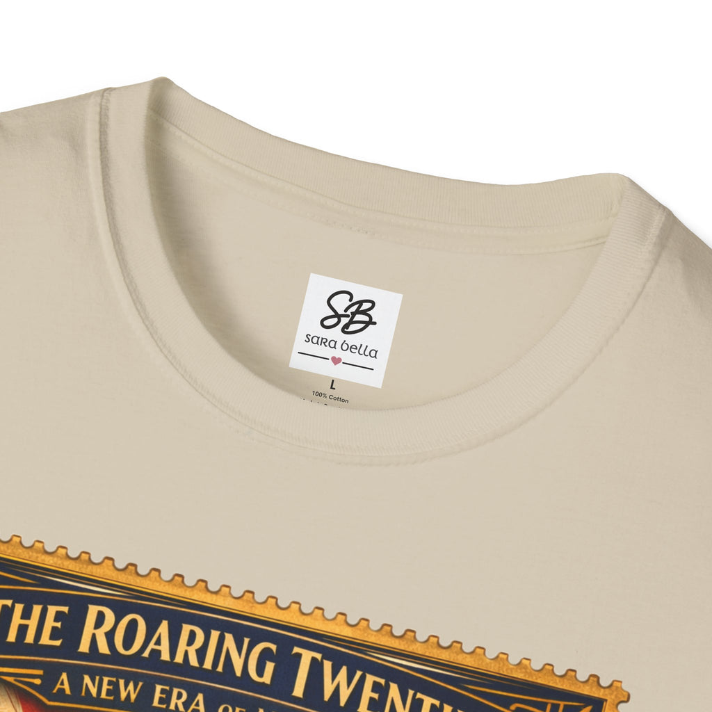 Roaring Twenties Vintage Stamp T-Shirt