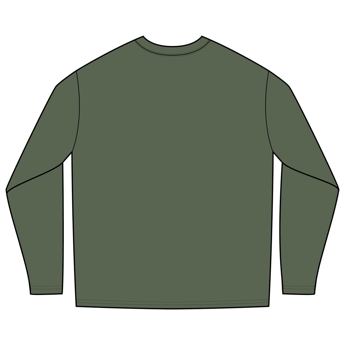 Hello Fall Fingers Spelling American Sign Language ASL - Long Sleeve Shirt