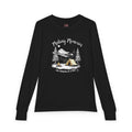 Youth Camping Long Sleeve Tee — "Making Memories" Mountain Campfire Design