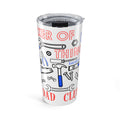 Fixer of Things Dad Club - 20oz Tumbler, Travel Mug (Tools Design)
