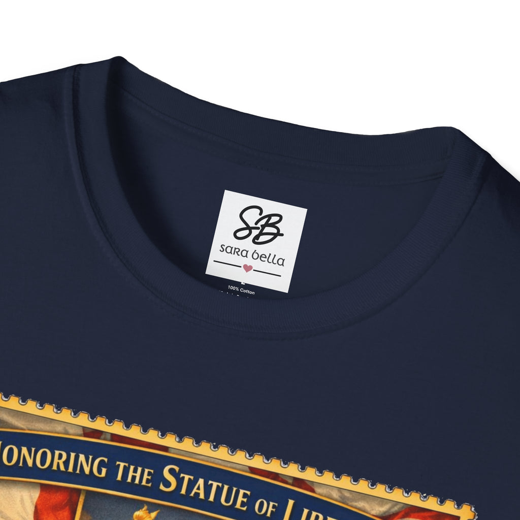 Statue of Liberty Tribute Vintage Stamp T-Shirt