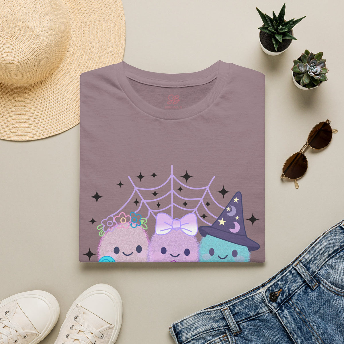 3 Friendly Ghosts "Sweet & Ghostly"  - T-Shirt