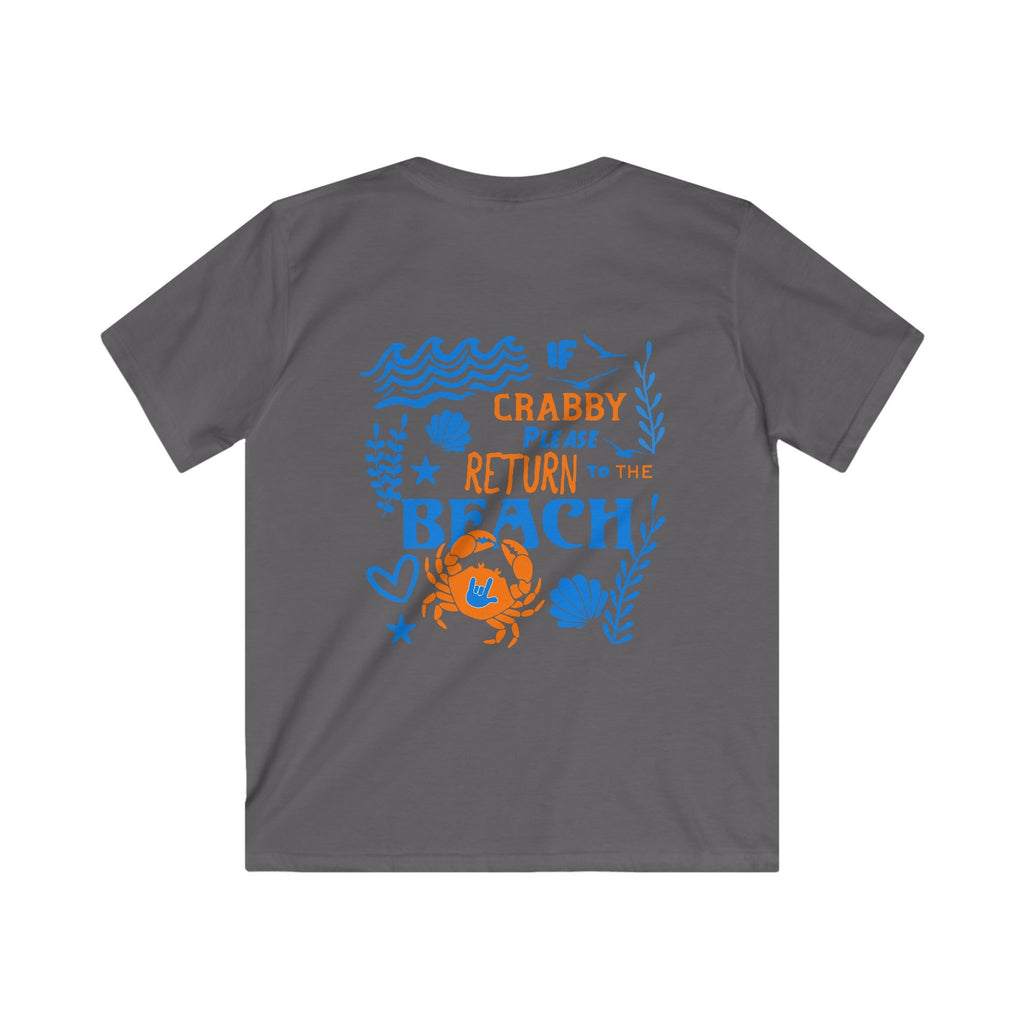 Kid T‑Shirt — "If Crabby Please Return to the Beach" - Kid T-Shirt