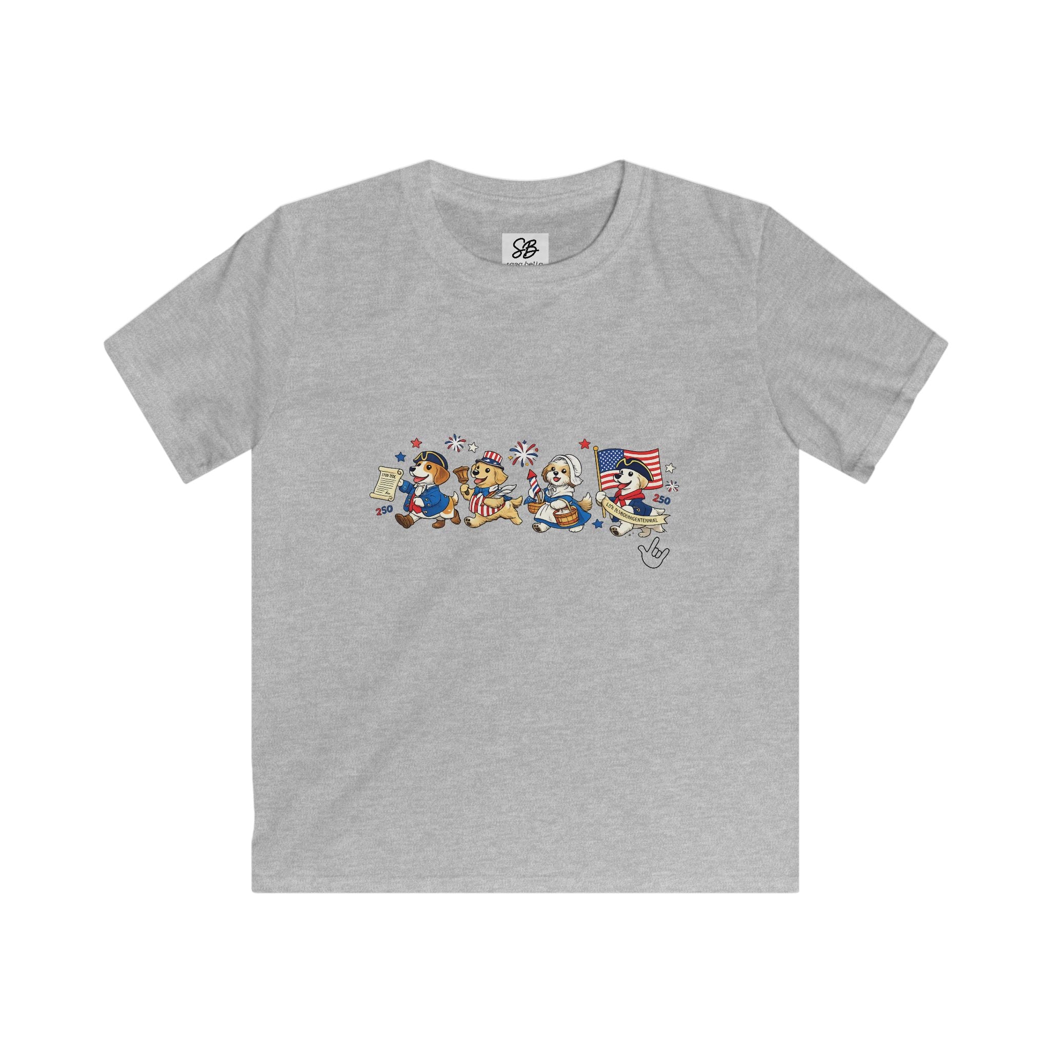 Kid Shirt —Patriotic Dogs Parade Shirt
