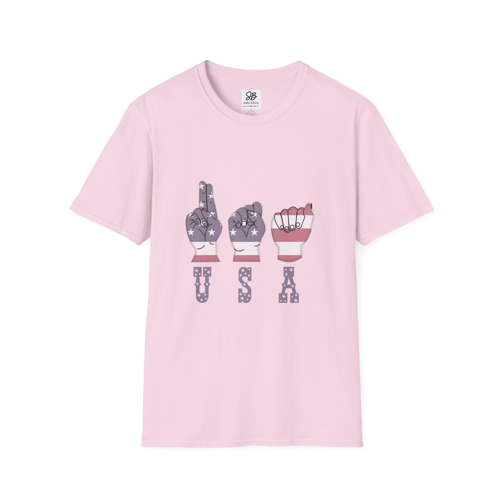 USA  fingers-spelled ASL (American Sign Language)  Shirt