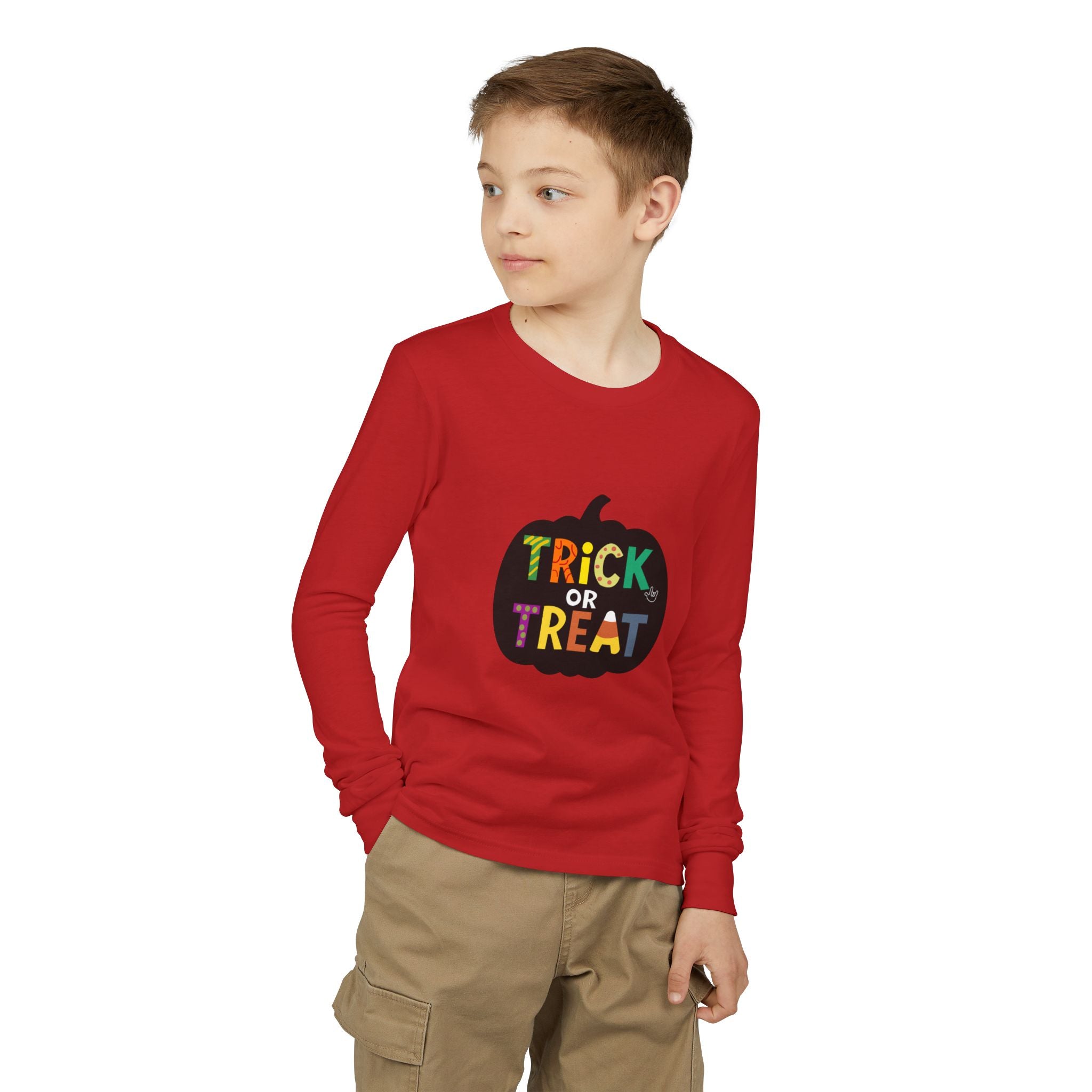 Trick or Treat Pumpkin - Kid Long Sleeve Shirt