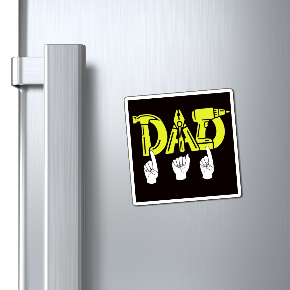 Dad Tools ASL Hands Magnet